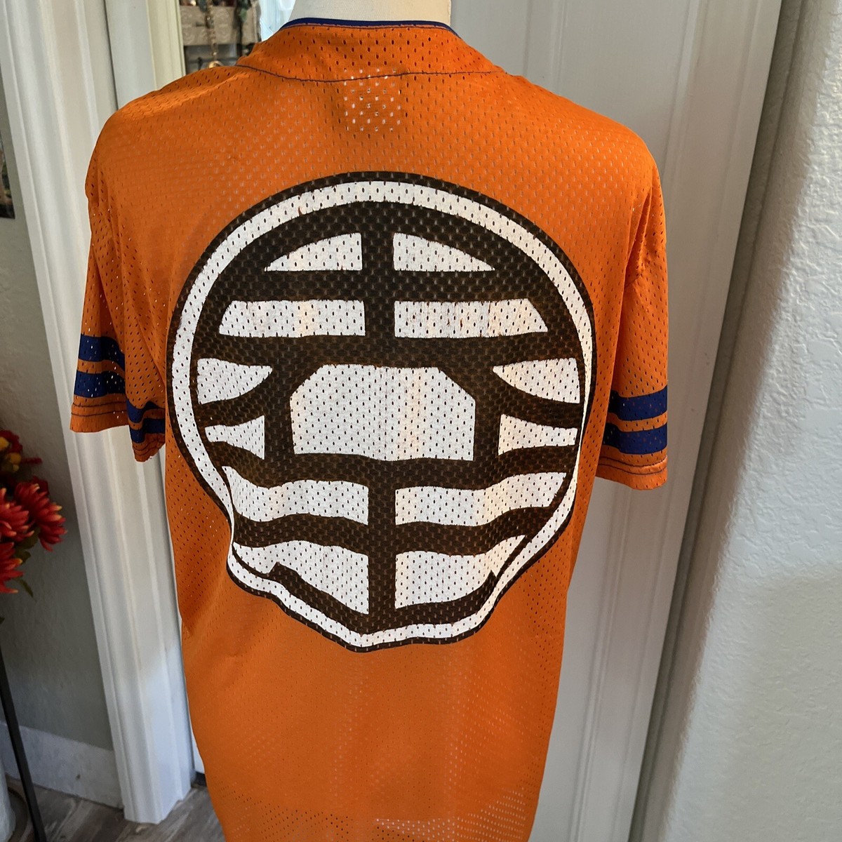 Vintage Dragon Ball Z Orange Baseball Jersey M Japanese Anime Goku