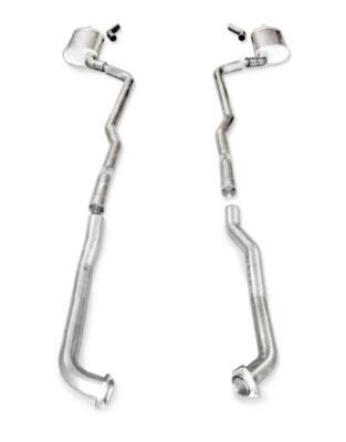 Stainless Works V7313100S Stainless Works SBC Catback Dual Long Chambered Muffle