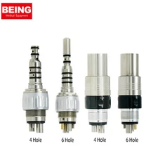 BEING Dental LED Coupling 4/6Hole Adapter Fiber Optic High Speed fits NSK KAVO