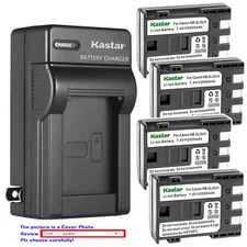 Kastar Battery Wall Charger for Canon NB-2L CB-2LW & Canon EOS Digital Rebel Xti