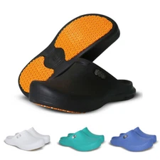 STICO Unisex Anti-slip shoes Chef Kitchen Shoes Slipper Safety Rubber NEC03s
