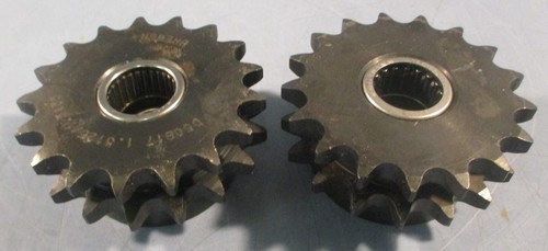 Brewer D50B17 Idler Sprocket 1" Bore 2-Row 17 Teeth Per Row 1-3/4" W (Lot of 2)