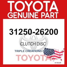 Genuine Toyota 31250-26200 Disc Assy Clutch 3125026200 OEM