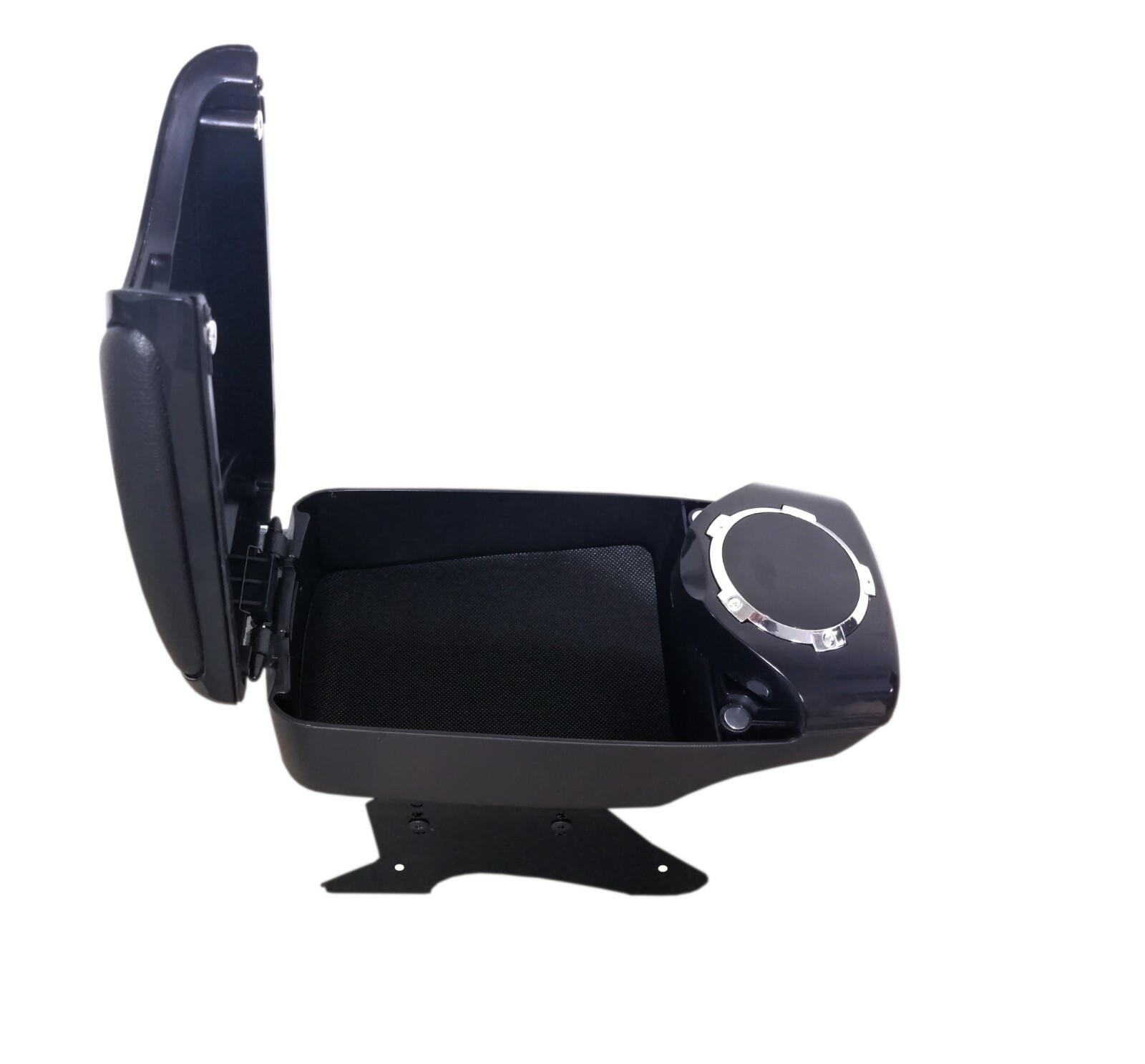 Portaoggetti Citroen Berlingo Bracciolo Auto Per Citroen Berlingo 2010-2020 - In Pelle Nera Con Posacenere E Vano Portaoggetti Bracciolo Auto Citroen Berlingo - Foto 9