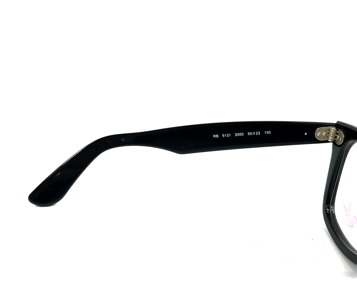 Ray-Ban Eyeglasses Frames RB5121 2000 WAYFARER Black Square Ray-Ban Eyeglasses Frames RB5121 2000 WAYFARER Black Square