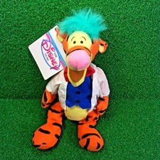 NEW Disney Mini Bean Bag MAD SCIENTIST TIGGER 9" Winnie The Pooh Plush Toy MWMT