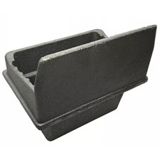 Braciere in Ghisa Cestello Stufa a Pellet con Foro Resistenza 106x61x125 mm