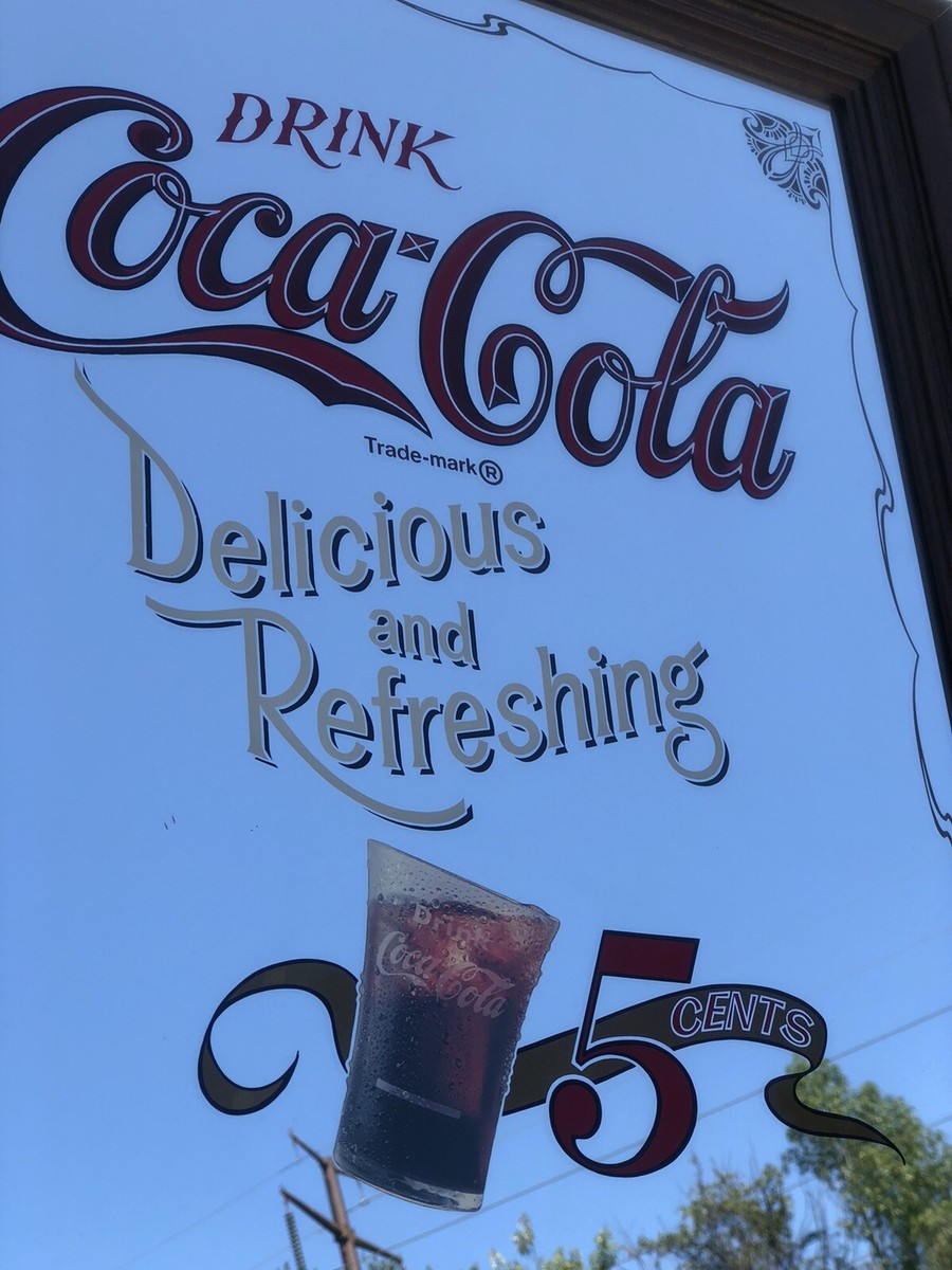 コカコーラ　Coca-cola PUB mirror sign　廃番品 コカコーラ Coca-cola PUB mirror sign 廃番品 Vintage Coca