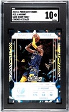 22-23 Contenders Ja Morant Game Night Ticket CRACKED ICE SGC 10 16/25 Grizzlies