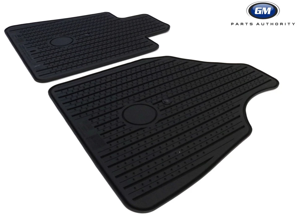 Paquete de alfombrillas Buick Enclave Premium para todo tipo de clima 2011-2017 ébano genuino OEM Foto 3 de 4