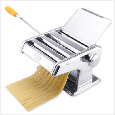 3-Blade Manual Noodle Maker - Stainless Steel Pasta Dumpling Skin Press