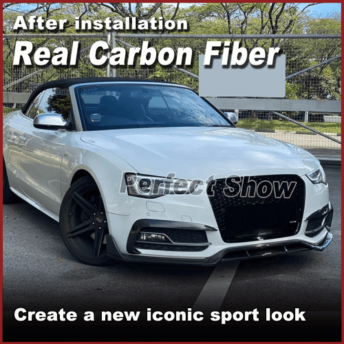 Aleta de carbono Flaps Canard faros antiniebla divisor para Audi A5 Sline S5 12-16 - Imagen 3 de 10