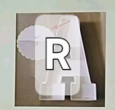 3FT Marquee Pink Letter R Light Up Sign Foam Board Kit for Party & Events Decor