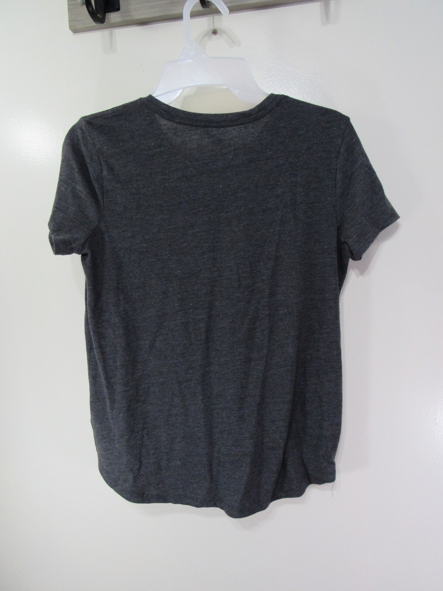 Girls Old Navy T Shirt Size XL 14 Black Short Sleeve