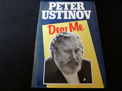 PETER USTINOV signed signiert Autogramm in ''DEAR ME'' Buch LOOK