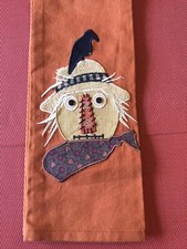 Fall SCARECROW Appliqu TEA TOWEL New With Tags by Park Designs