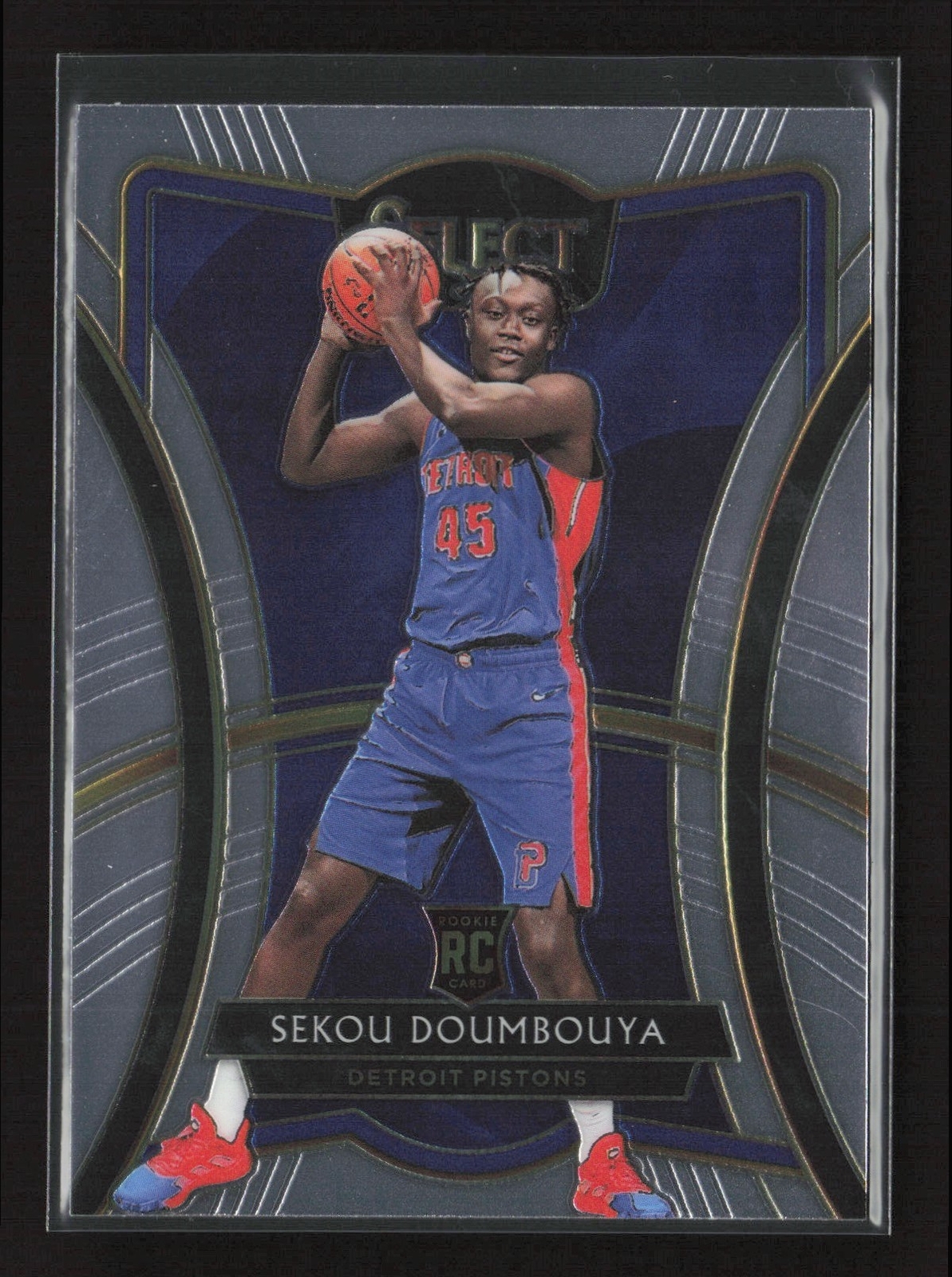 2019-20 Panini Select Premier Level Sekou Doumbouya RC #109 Detroit Pistons