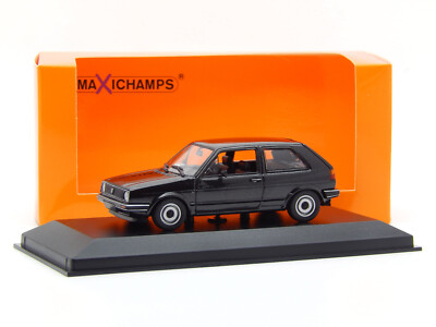 1/43 Volkswagen VW Golf Mk2 1985 Black Minichamps Maxichamps Model