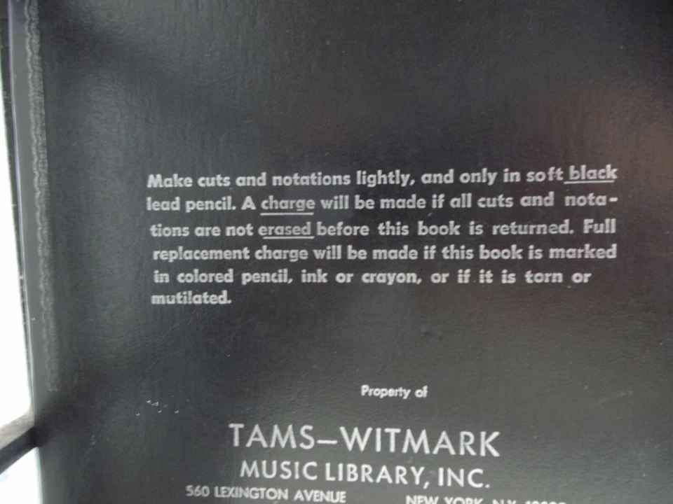 Vintage 1993 Chorus - Vocal Parts Crazy For You Musical Tams-Witmark Library - Image 3 of 4