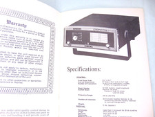 Genave Maintenance Manual Marine Mate-10   25 pages 1973 Marine Radio