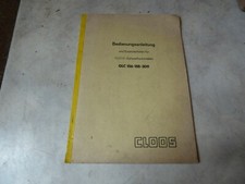 Betriebsanleitung und Ersatzteilliste Cloos Schwei&szlig;automaten GLC 156 158 309