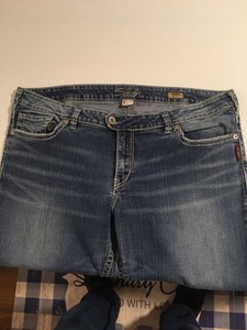 silver jeans size 22