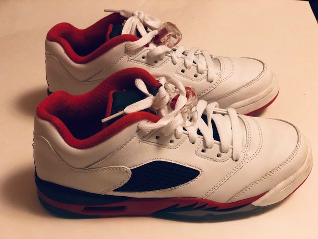 fire red 5s nike