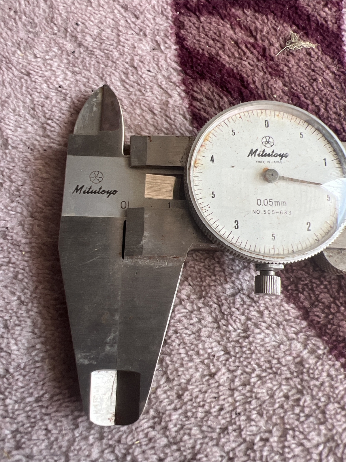 Mitutoyo Vernier Clock Caliper No 505633 eBay