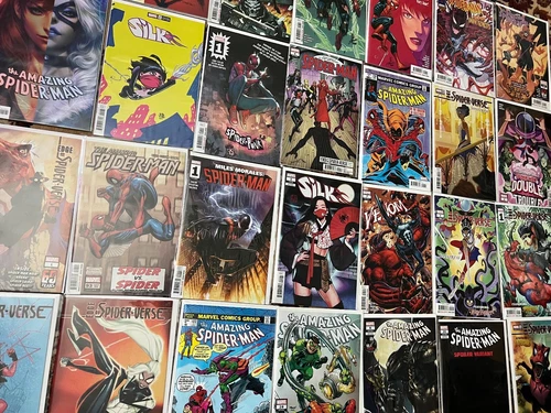 Various Spider Man Comics Spider Verse Venom Silk  Miles And More FLAT SHIPPING