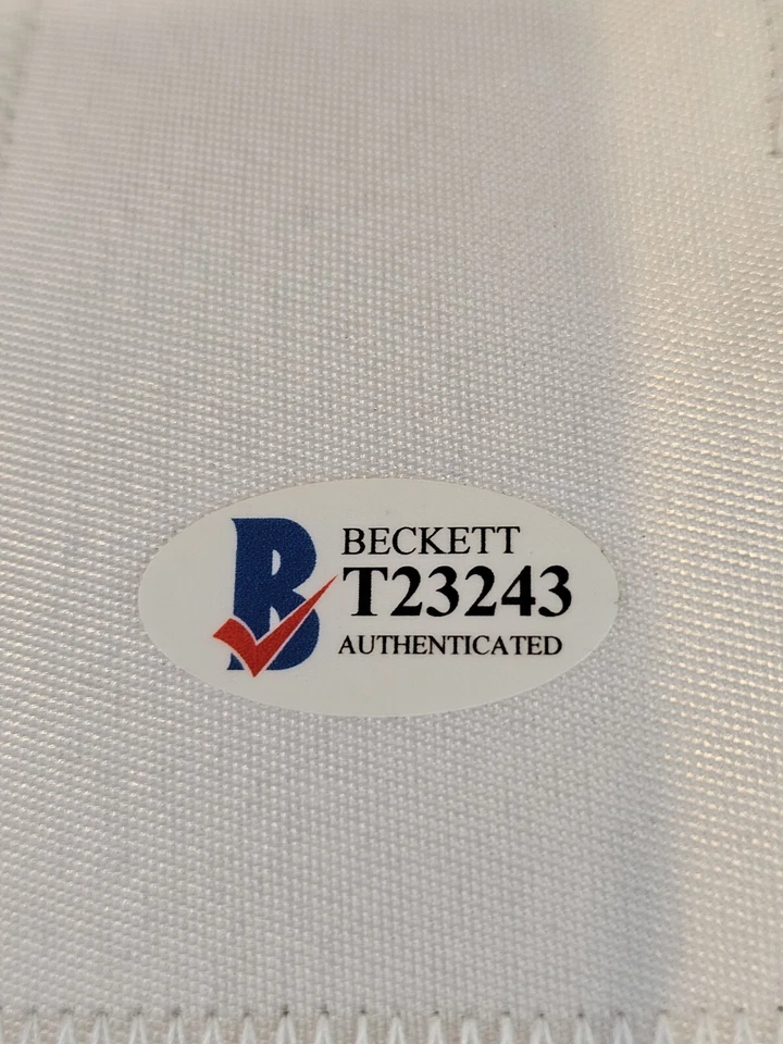 Patrick Sharp Autographed/Signed Jersey Beckett Sticker Red Custom Jersey - Image 3 of 4