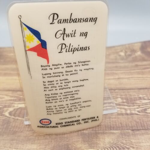 VINTAGE 1966 ESSO Standard Fertilizer Pocket Calendar Philippines Makati Rizal - Picture 2 of 3