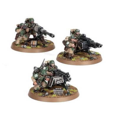 Warhammer 40K Astra Militarum Heavy Weapons Squad Pro Painted Commission