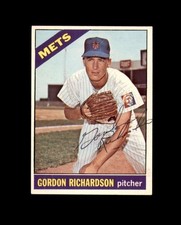 Gordon Richardson Signed 1966 Topps New York Mets Autograph