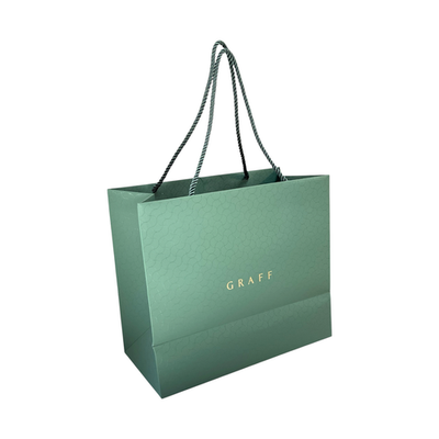 GRAFF Authentic Ring Case Pouch Gift Full Set Jewelry Green Box