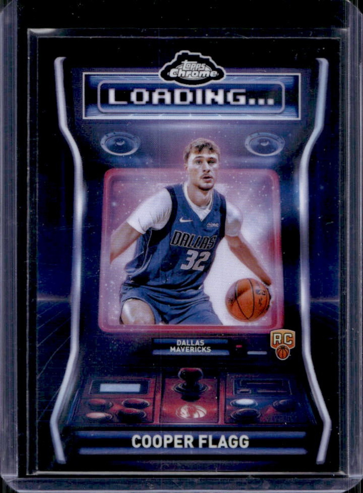 2025-26 Topps Chrome Cooper Flagg Loading RC Rookie #LD-11 Mavericks