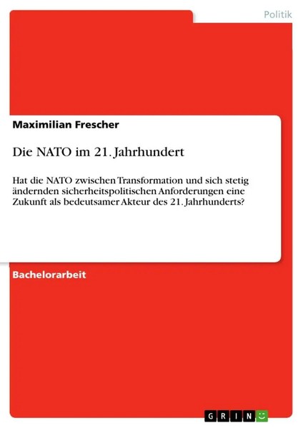 Maximilian Frescher | Die Nato Im 21. Jahrhundert | Taschenbuch | Deutsch (2014)-image