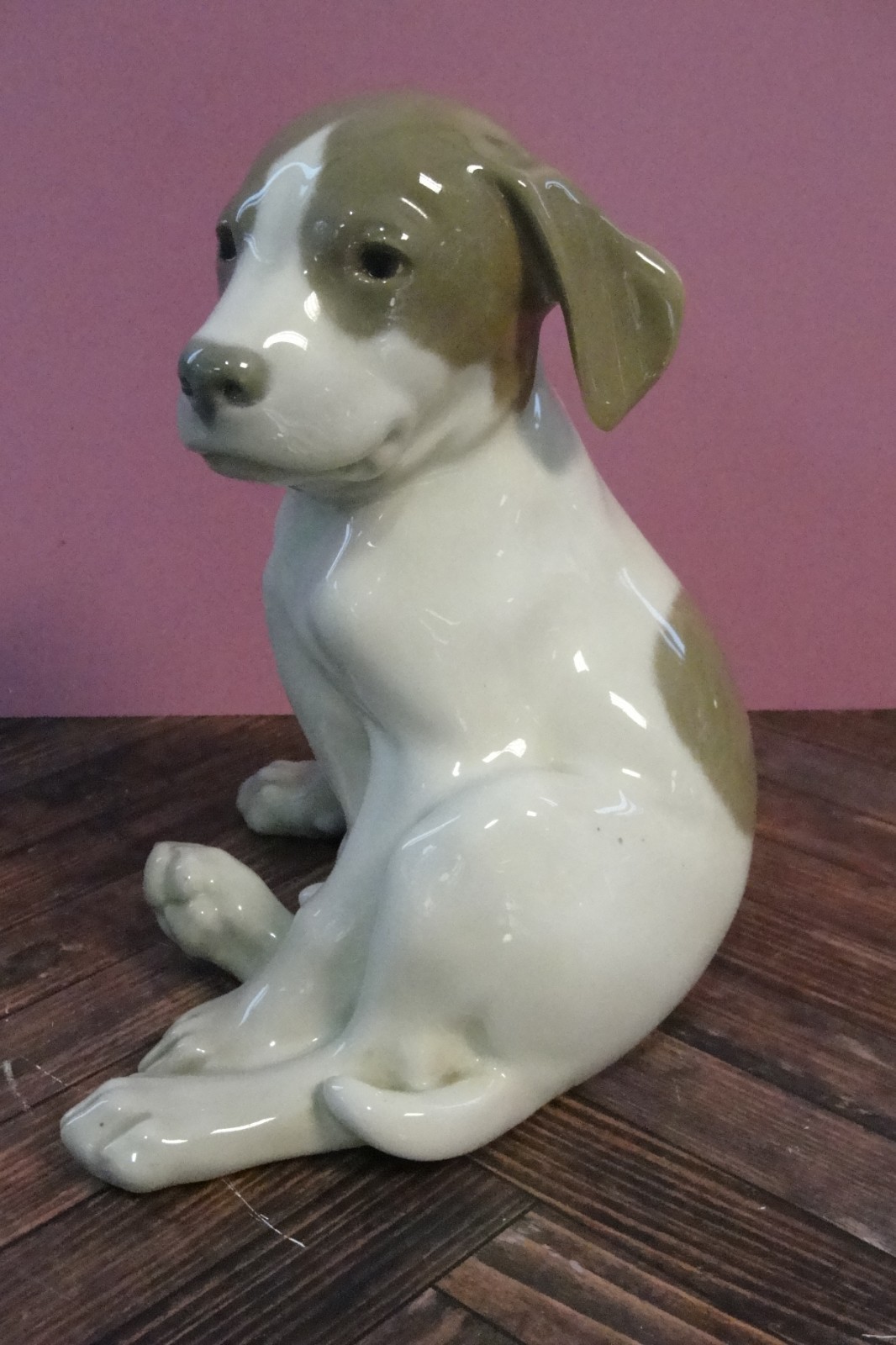 Vintage Royal Copenhagen Pointer Puppy Figurine, Model #259