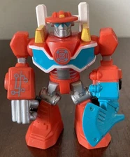 Imaginext Playskool figure Transformer Rescue Bots Heatwave Loose Action Figure 