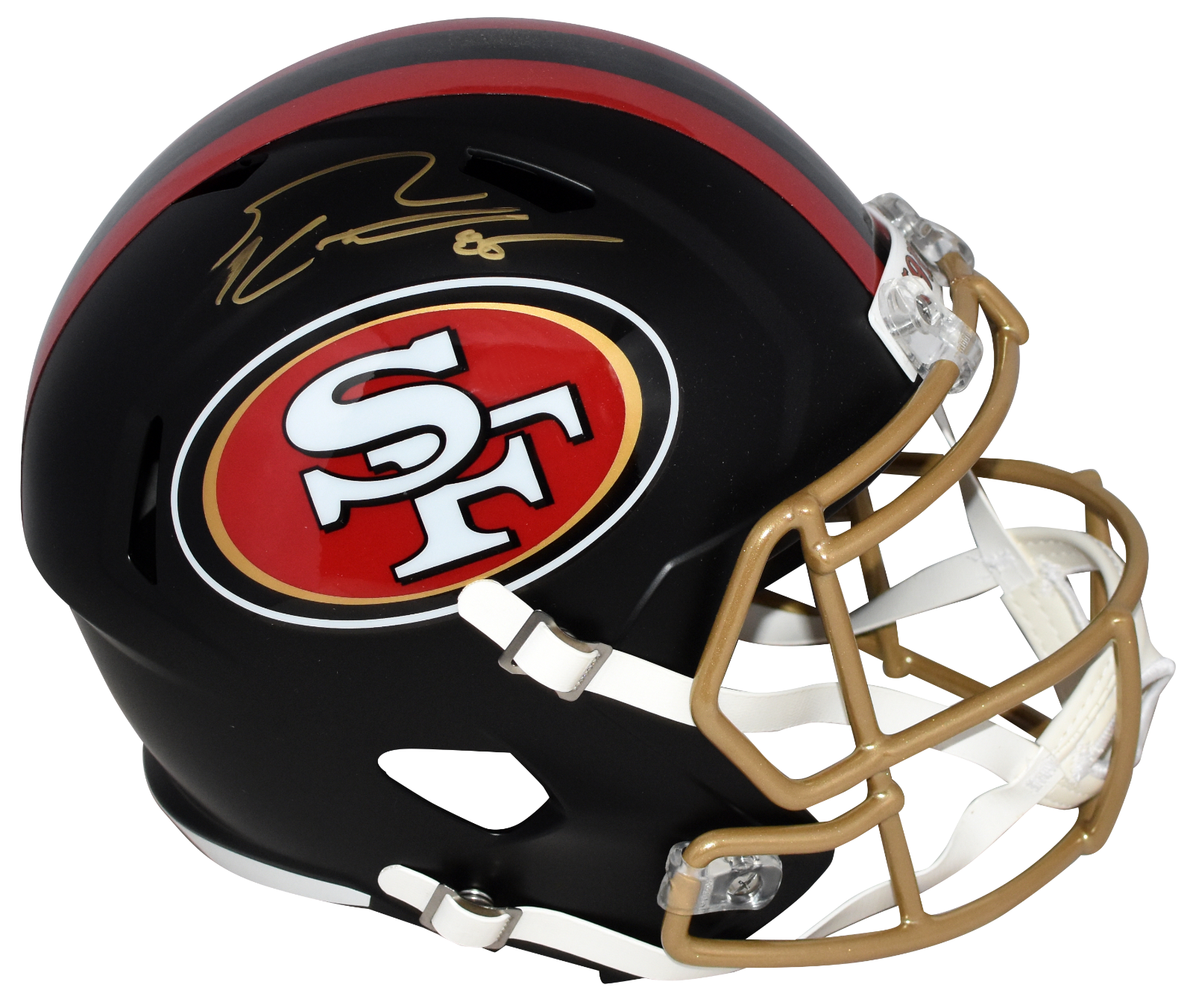 George Kittle Autographed Signed San Francisco 49ers 2025 RIVALRIES FULL SIZE HELMET BECKETT 