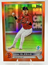 2022 Topps JOSE IGLESIAS ORANGE FOIL # /75 FREE SHIPPING
