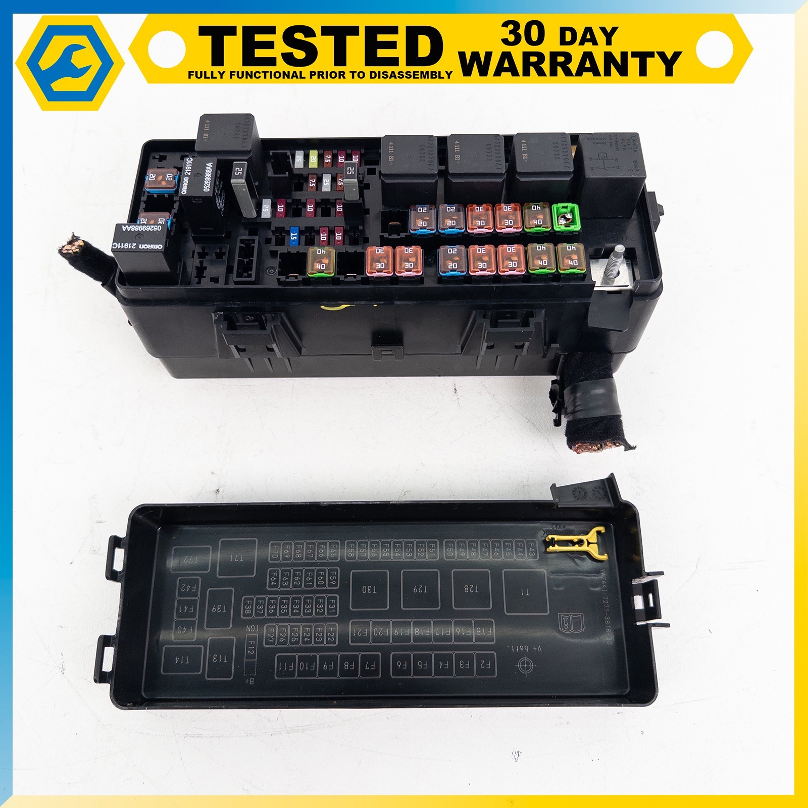 14-24 MASERATI GHIBLI QUATTROPORTE REAR FUSE RELAY BOX JUNCTION TERMINAL OEM