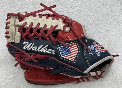 Rico Baseball Glove Blue/Red/White RH Prime Series 11.25 inch VGC Quality.