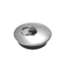 Rubber Sink Plug Drain Stopper Fit 40mm with Ring for Bathtub