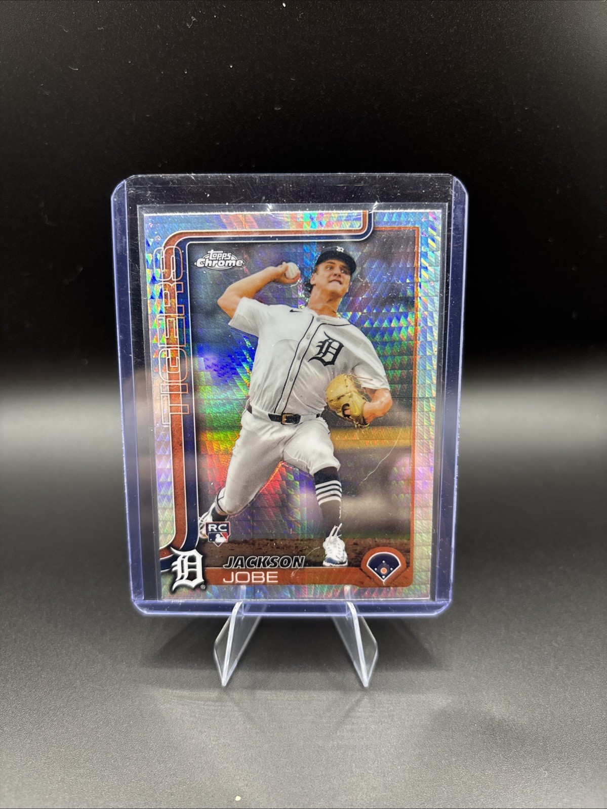 2025 Topps Chrome - Jackson Jobe #249 Prism Refractor (RC)