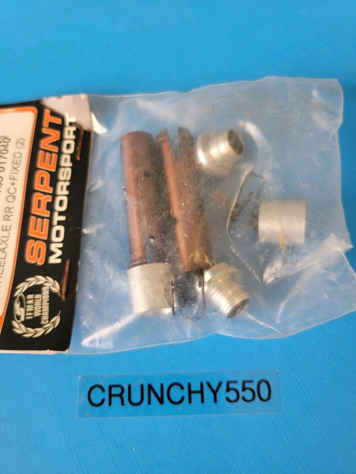 Serpent Rear CVD 950 902370 Wheel Axle RR QC + Fixed Vintage RC Part - Image 3 of 4