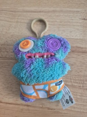 Fuggler Funny Ugly Monster Plush Keyring GAPTOOTH MCGOO Blue 5  Keychain
