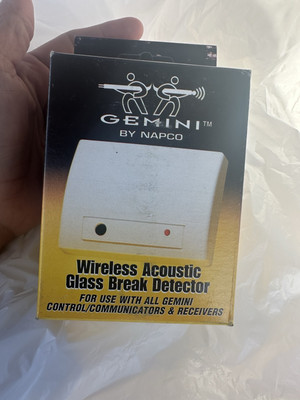 NEW NAPCO GEMINI GEM-GB Wireless Acoustic Glass Break Detector