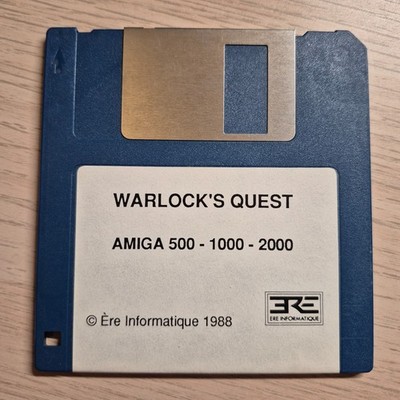   Game for Commodore Amiga 500   WARLOCK'S QUEST   Floppy Disk  