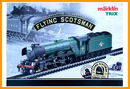 Folleto MÄRKLIN/TRIX para FLYING SCOTSMAN en H0 399686 + 228860, ¡NUEVO! | Zustand: Neu