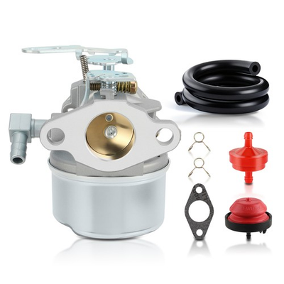 #ad Carburetor w Primer Bulb For Tecumseh 3.5HP 4HP 5HP Engine 640105 632536 632378 $17.99